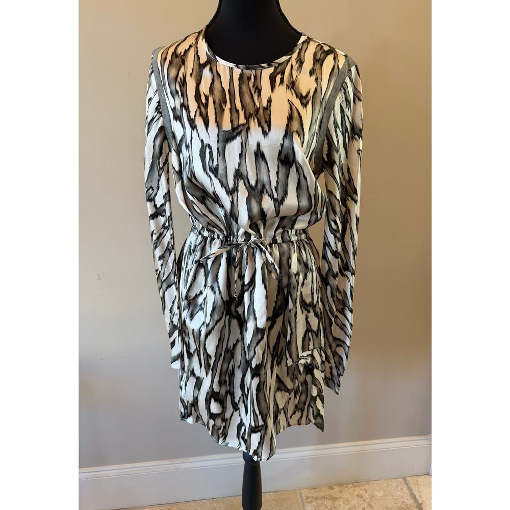 Kate Sylvester Silk Drawstring Dress